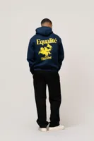 Equalité Verity Hoodie Heren Donkerblauw - Maat XS - Kleur: DonkerblauwGeel | Soccerfanshop