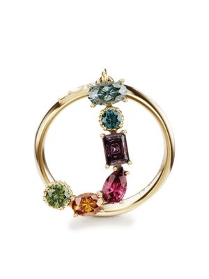 Dolce & Gabbana bague Rainbow Alphabet J en or 18ct