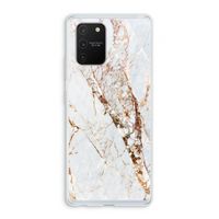 Goud marmer: Samsung Galaxy S10 Lite Transparant Hoesje