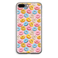 Pink donuts: iPhone 8 Plus Transparant Hoesje Pink donuts: iPhone 8 Plus Transparant Hoesje
