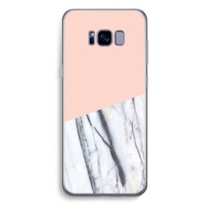 A touch of peach: Samsung Galaxy S8 Plus Transparant Hoesje