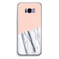 A touch of peach: Samsung Galaxy S8 Plus Transparant Hoesje