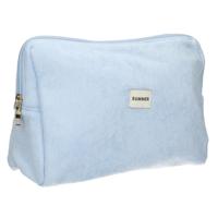 Traveller Toilettas badstof blauw 28cm x 20cm