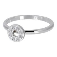 iXXXi Vulring Flat Circles Crystal Stone Zilver