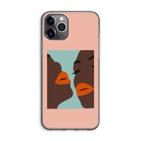 Orange lips: iPhone 11 Pro Max Transparant Hoesje