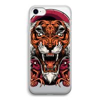 Tiger and Rattlesnakes: iPhone SE 2020 Transparant Hoesje