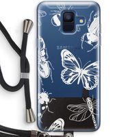 Tiny Bugs: Samsung Galaxy A6 (2018) Transparant Hoesje met koord