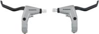 SHIMANO Br.lever shim. alivio pair 2-f sil.w.cab.+sle.