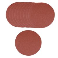 Silverline Klittenband Schuurschijven - Ø 125 mm - Korrel 120 - 10 stuks - thumbnail