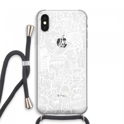 Vexx Mixtape #2: iPhone XS Max Transparant Hoesje met koord