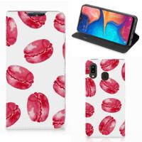 Samsung Galaxy A30 | Flip Style Cover | Pink Macarons