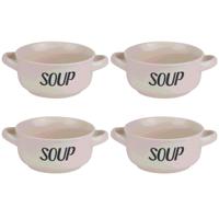 Soepkom van aardewerk - 12x - Creme wit - Dia 13,5 cm - 470 ml - Servies - Soepkommen Soepkom van aardewerk - 12x - Creme wit - Dia 13,5 cm - 470 ml - Servies - Soepkommen