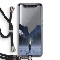 Wanderlust: Samsung Galaxy A80 Transparant Hoesje met koord