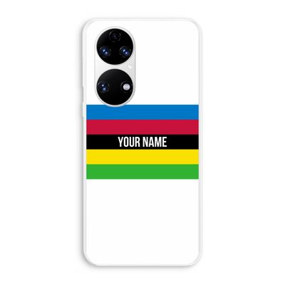 WK Wielrennen: Huawei P50 Transparant Hoesje