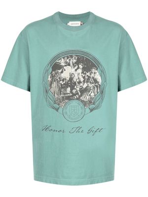 Honor The Gift t-shirt en coton à logo imprimé - Vert