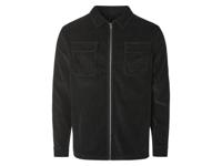 LIVERGY Corduroy heren jas (XL, Zwart)