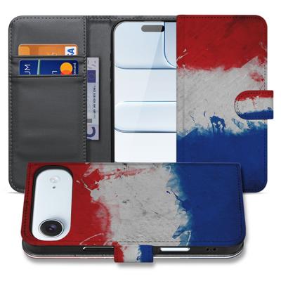 Nederlandse Vlag Met Pasjes Hoesje voor Apple iPhone Air | Book Case