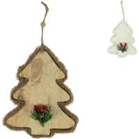 Hanger Kerstboom 19,5 cm 2 assorti | 24 stuks