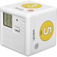 TFA Dostmann Cube Timer Ei Kookwekker Wit, Geel Digitaal