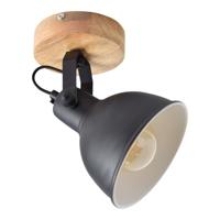 Urban Interiors PlafondspotWoody Ø16 single vintage black - 13235