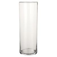 1x Glazen cilinder vaas/vazen 55 cm rond