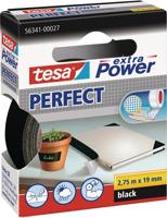 Tesa textieltape 2.75x19 zwart