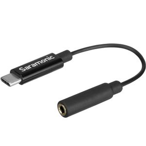 Saramonic SR-C2006 DJI Osmo Pocket USB-C male to 3.5mm TRS female adapter