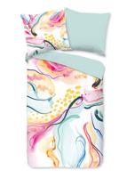 Good Morning Dekbedovertrek "moderne print" - Multi - (135x200 cm) - Katoen