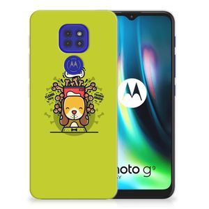 Motorola Moto G9 Play | E7 Plus Telefoonhoesje met Naam Doggy Biscuit