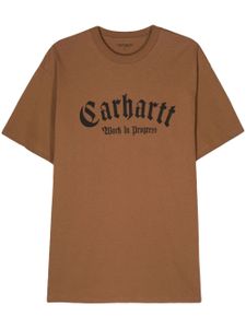 Carhartt WIP t-shirt Onyx en coton biologique - Marron