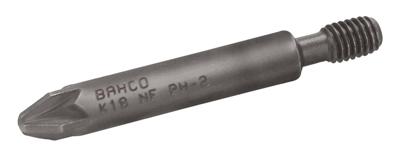 Bahco Bit met schroefdraadverbinding M6 | voor Phillips schroeven | PH2 x 44.5 mm - K18PH-2M6