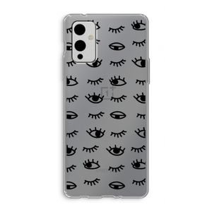 Eye pattern #2: OnePlus 9 Transparant Hoesje