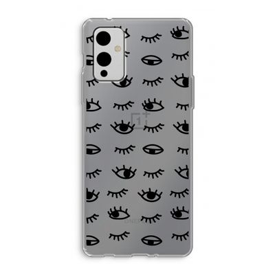 Eye pattern #2: OnePlus 9 Transparant Hoesje