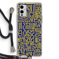 Majorelle Blue Print: OnePlus 9 Transparant Hoesje met koord