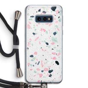 Terrazzo N°3: Samsung Galaxy S10e Transparant Hoesje met koord