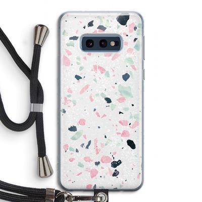 Terrazzo N°3: Samsung Galaxy S10e Transparant Hoesje met koord