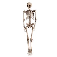 Hangende horror decoratie skelet groot 160 cm   -