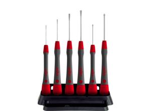 Wiha Set precisieschroevendraaiers | 6-delig | sleuf/PH | 1 stuk - 42990 42990