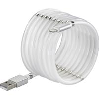 Renkforce USB-kabel USB 2.0 USB-C stekker, Apple Lightning stekker 2.00 m Wit TO-6897015 - thumbnail