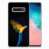 Samsung Galaxy S10 Plus | TPU Hoesje | Papegaai
