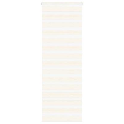 VidaXL Zebra blind 80x230 cm stofbreedte 75,9 cm polyester marmerbeige