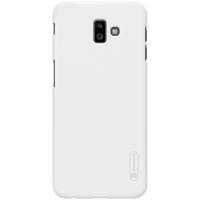 NILLKIN Frosted concaaf-convexe textuur PC Case voor Galaxy J6+(White)