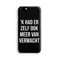 Meer verwacht - Zwart: iPhone 8 Volledig Geprint Hoesje