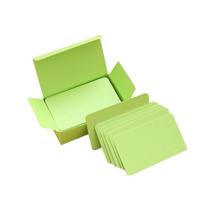 Geheugenkaarten leeg DIY graffiti woord kaarten kleine Memo pad blokken memorandum Opmerking woord kaarten (groen)