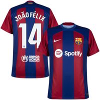 FC Barcelona Shirt Thuis 2023-2024 + João Félix 14