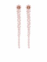 Simone Rocha boucles d'oreilles pendantes à perles - Rose