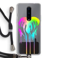 Hold My Heart: OnePlus 8 Transparant Hoesje met koord