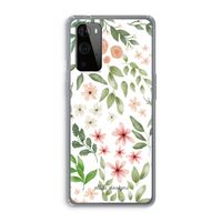 Botanical sweet flower heaven: OnePlus 9 Pro Transparant Hoesje