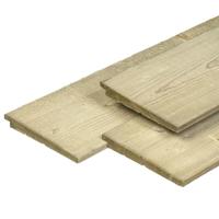 Zweeds rabat Eco Noord-Europees vuren groen 1,1/2,2x19,5x420 cm Tuindeco - Tuindeco