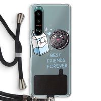 Best Friend Forever: Sony Xperia 5 III Transparant Hoesje met koord